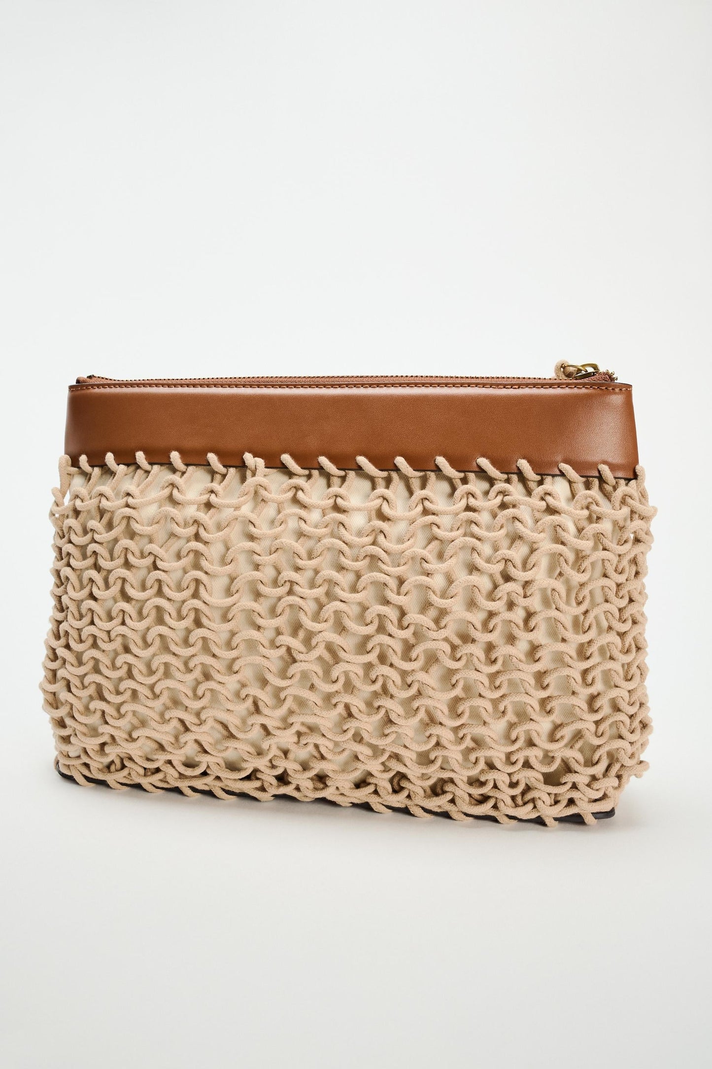 ZARA - WOVEN ROPE CLUTCH