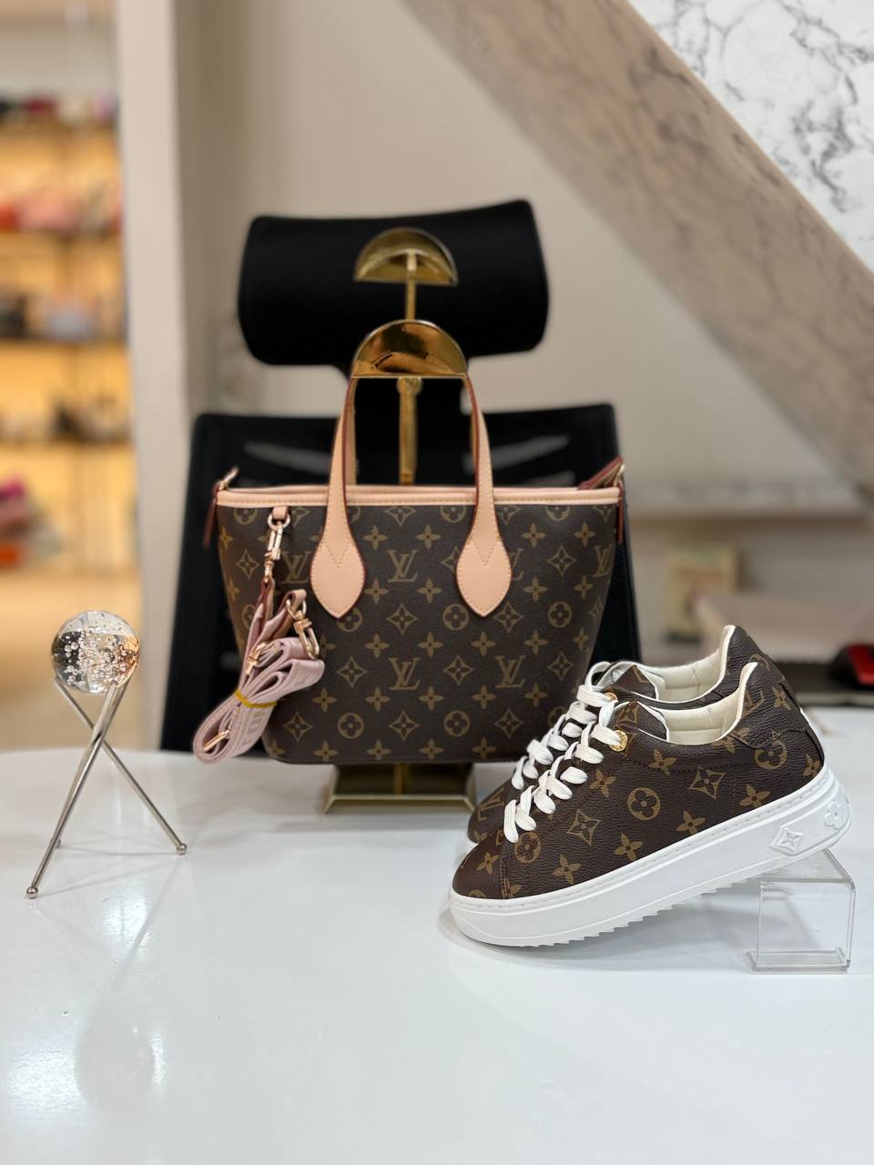 LVS Bag and Sneakers