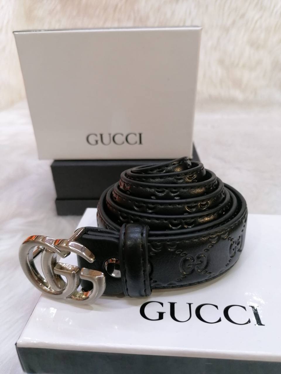 G.G. Leather Belt