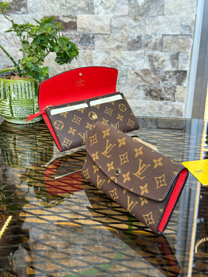 L - Leather Wallet (Red)