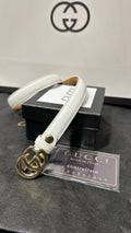 GG - Fit Leather Belt (White)