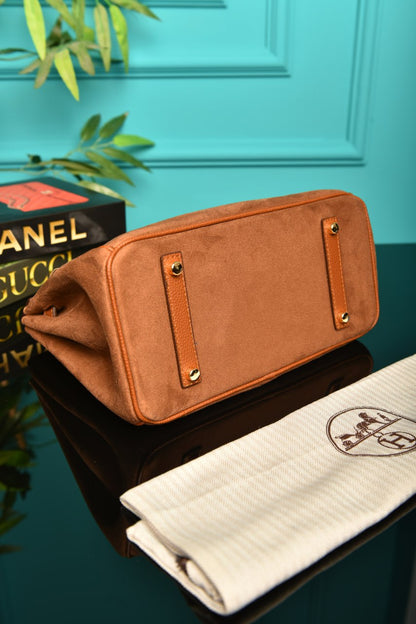 - The Birkin 25’ Suede