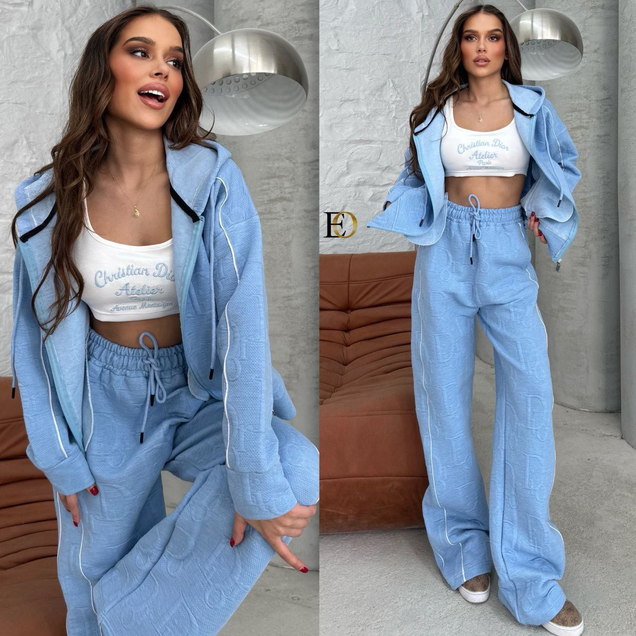 Brushed Fabric 3-Piece Sports Set