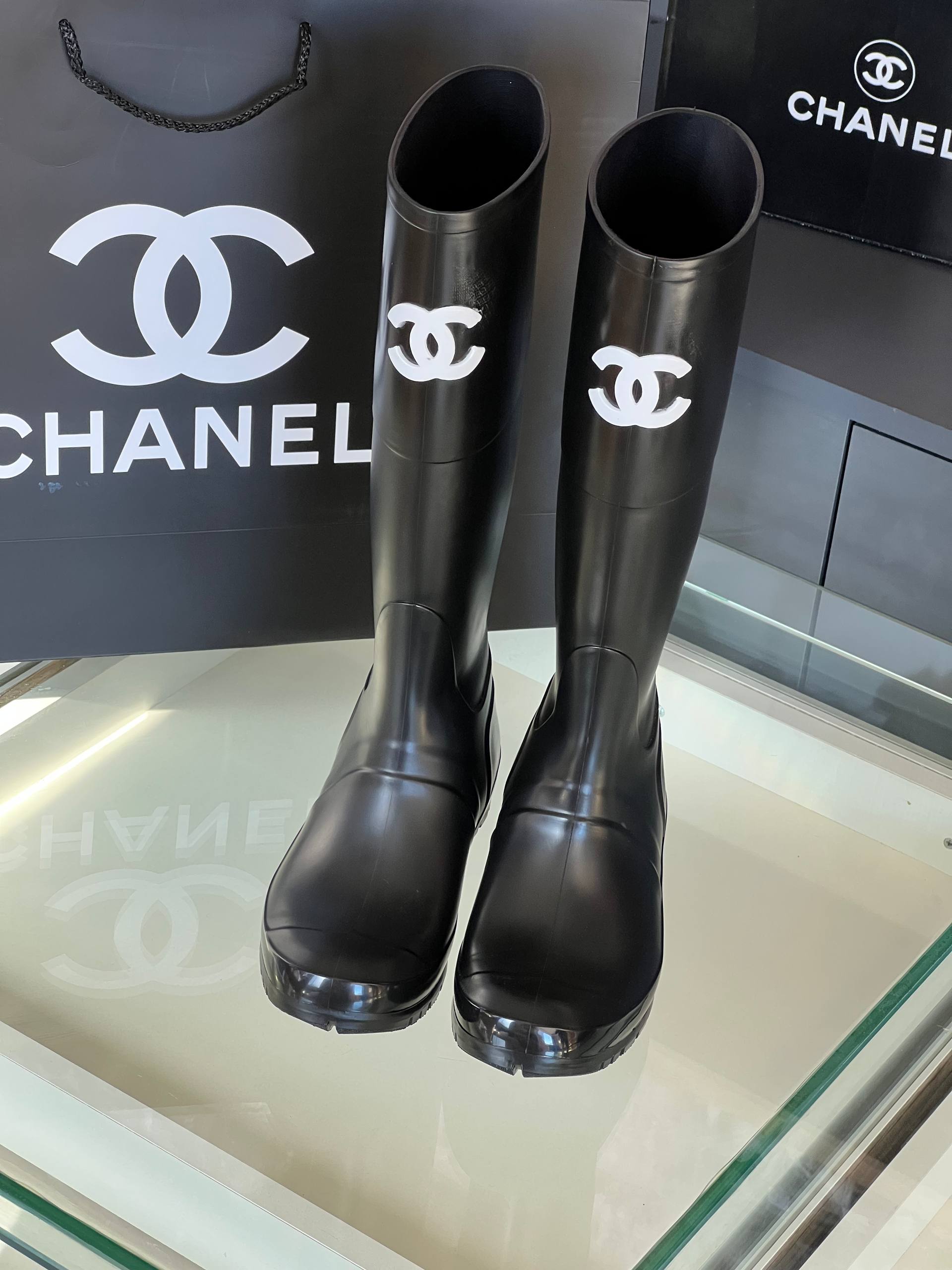 CH - Rain Leather Boots