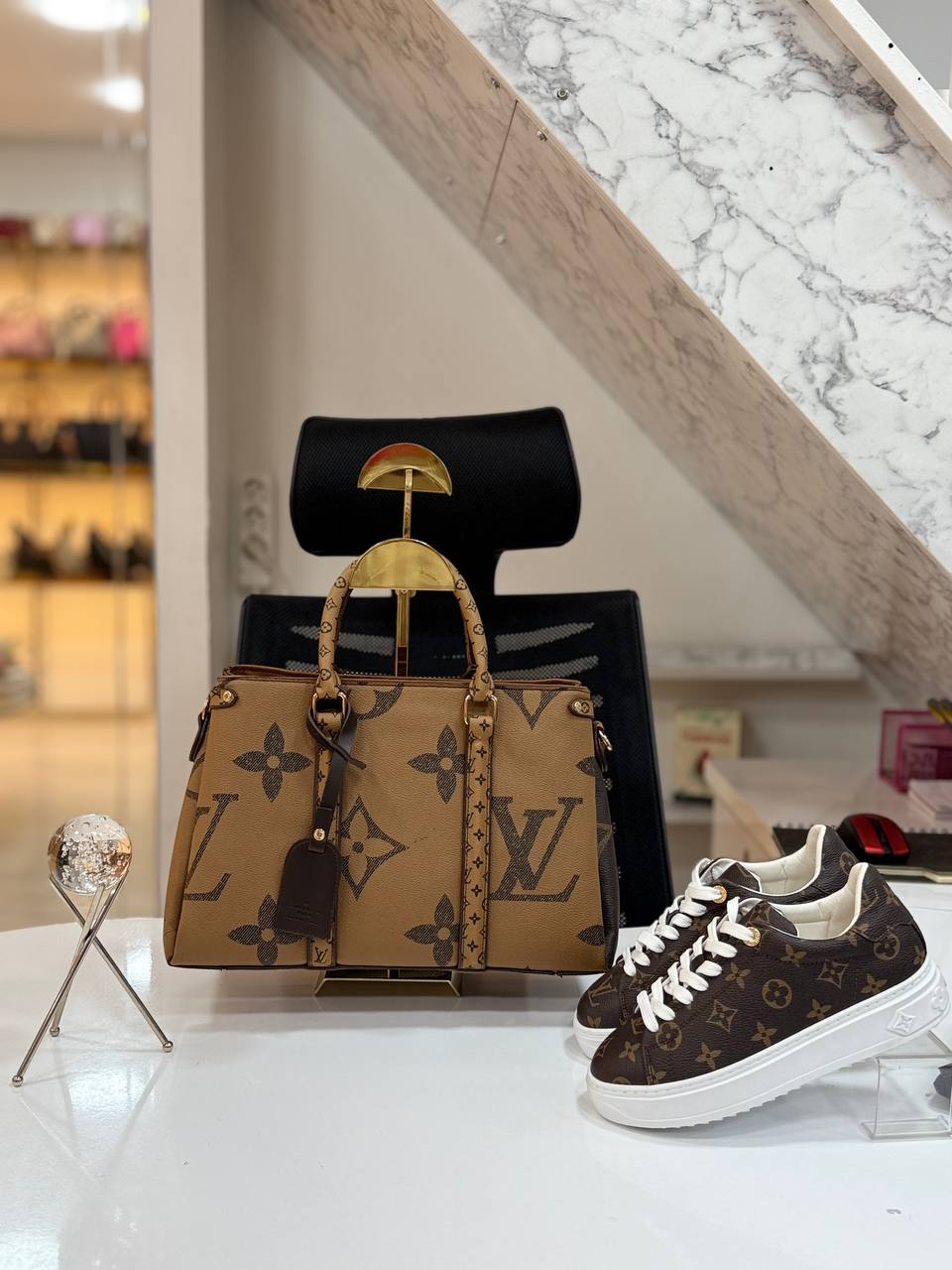LVS  Bag and  Sneakers