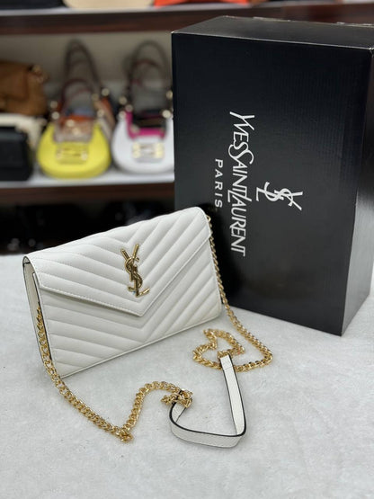 - Quilted Shoulder Bag (Big) (DarkSilver)